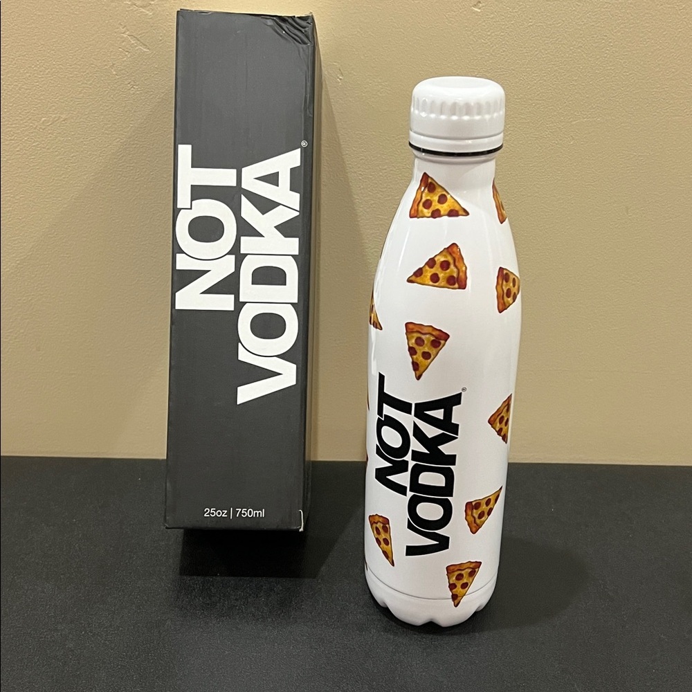 Not Vodka | 🍕Pizza Insulated Water Bottle | 25oz